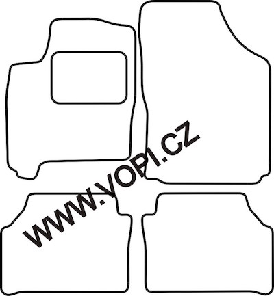 Autokoberce Opel Meriva 2003 - 2004 Colorfit (3434)